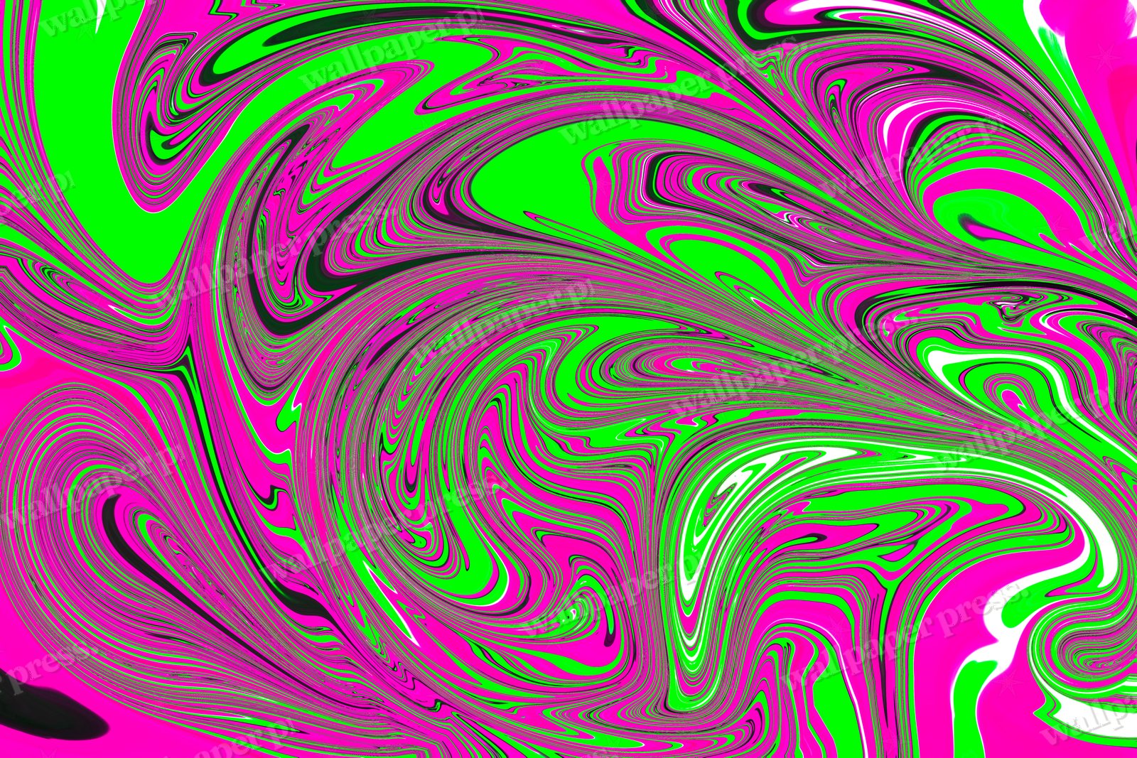 Pink And Green Harmony