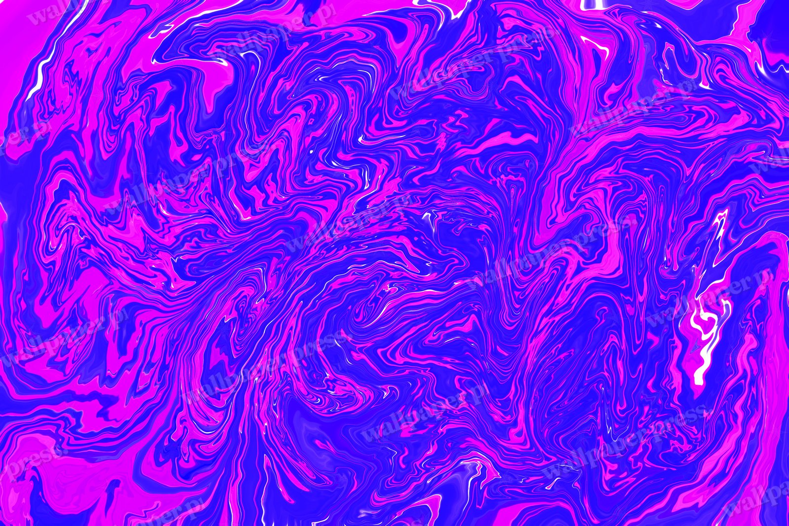 Purple And Blue Lava