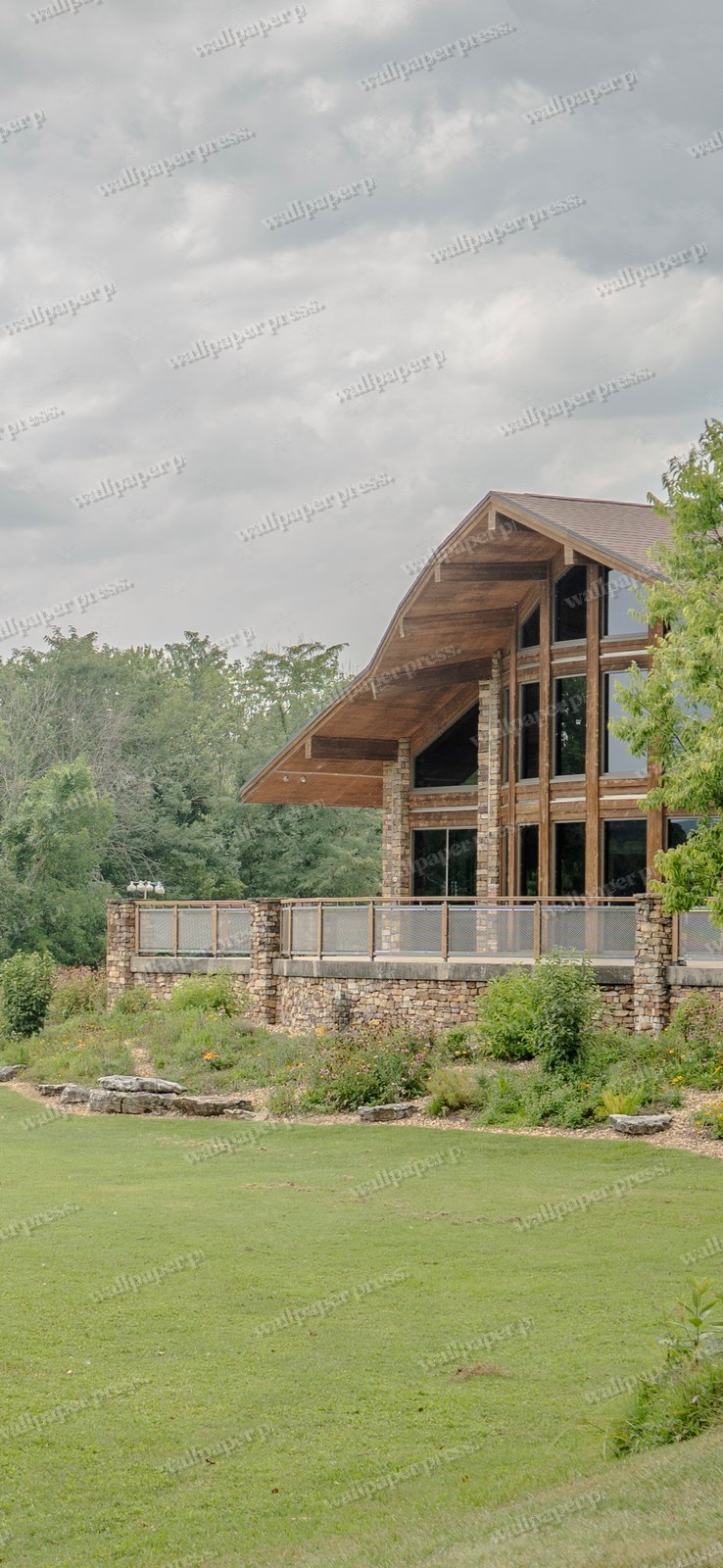 Rustic Retreat shown on an iPhone