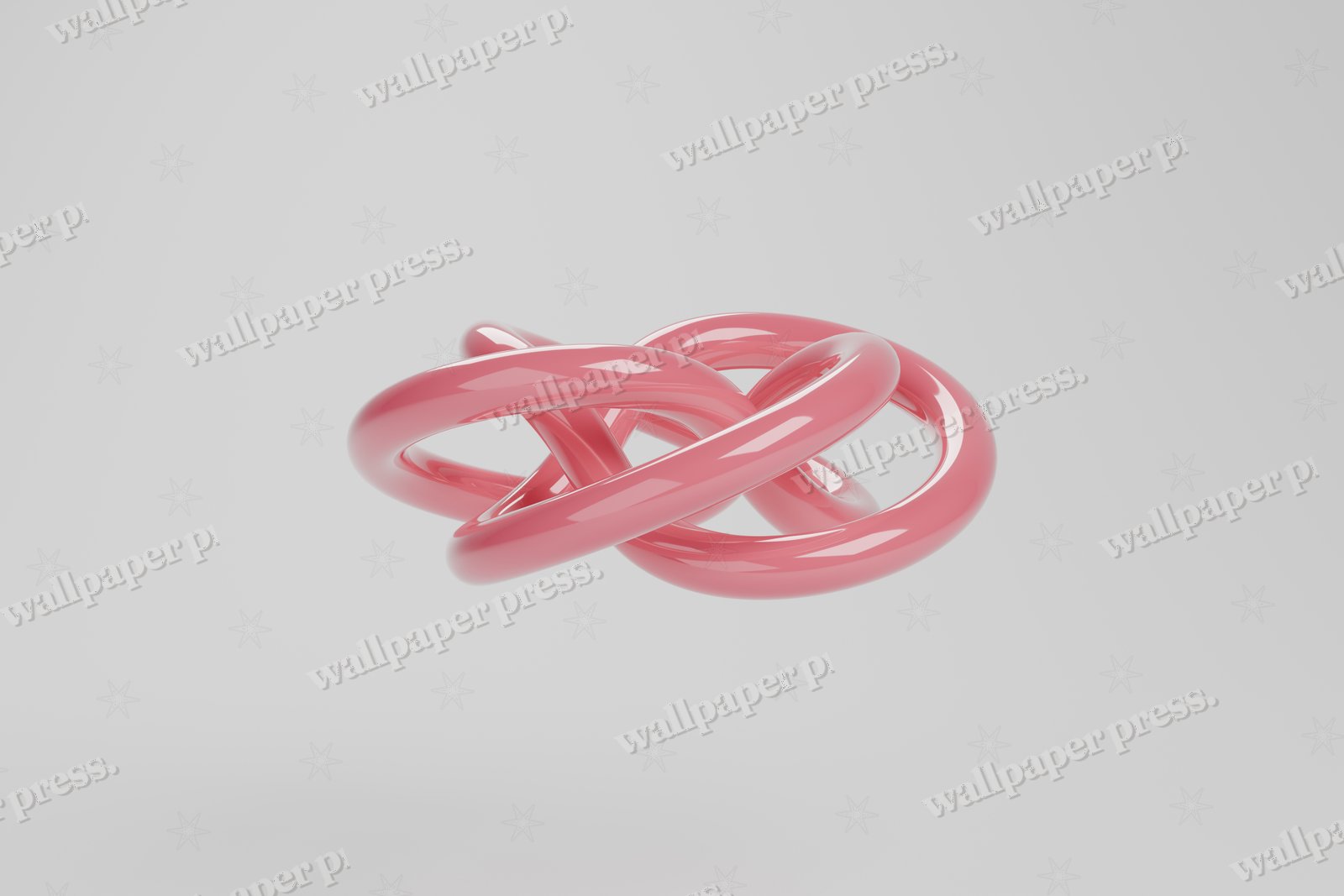 Torus Knot 3 4 Crimson