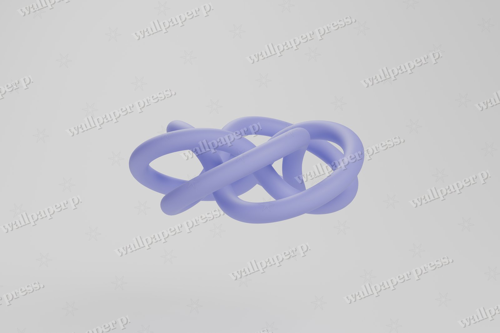 Torus Knot 3 5 Indigo