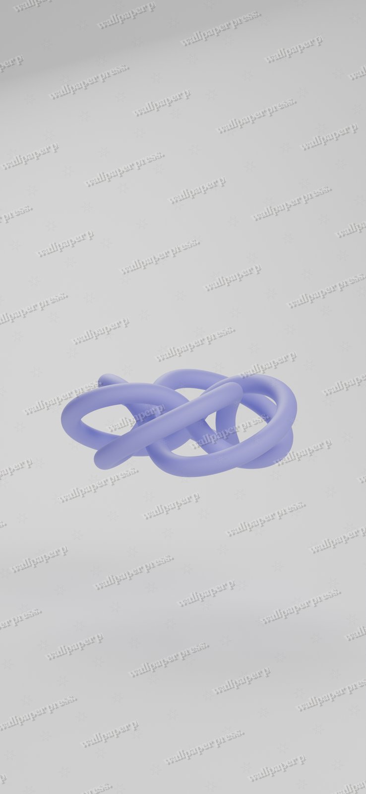 Torus Knot 3 5 Indigo shown on an iPhone